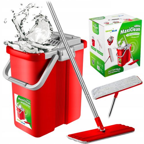 GreenBlue MaxiClean GB850 Eimer und Flachmopp 35 cm