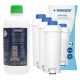  Flüssiger Entkalker für De'Longhi EcoDecalk Kaffeemaschinen 0,5 l + 3× Wessper AquaLunga WES039 Filtereinsatz 1 Stk.