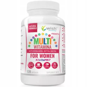   Multivitamin für Frauen - 120 Kapseln mit VitaMK7® und Metylkobalamin von Progress Labs