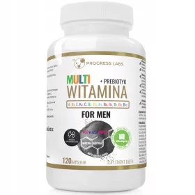   Multiwitamina Men Progress Labs 120 Kapseln - 100% Natürliche Vitamine