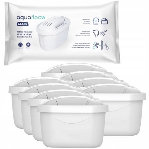  Filtereinsatz für die AquaFlow Maxi-Kanne, 8 Stk.