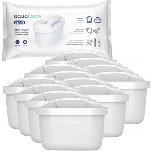  Filtereinsatz für die AquaFlow Maxi-Kanne, 12 Stk.