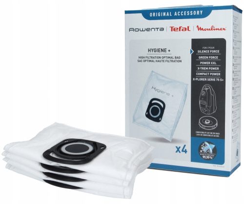  Hygiene+ Optimal Synthetik-Staubsaugerbeutel, 4 Stk.
