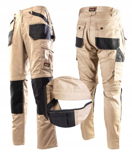 Brixton PRAKTISCHE lange Arbeitshose – BEIGE, Größe 48