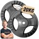  Set mit 40-kg-Gewichten aus Gusseisen, Lenker, Heim-Fitnessstudio, zum Trainieren von 2 x 20 kg