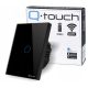 Single-Touch-Schalter, Unterputz, fernbedienbar Qtouch schwarz QBP.W1.WIFI-TOUCH