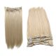  Haarteil, langes Kunsthaar, hellblond, Women's Hair Island