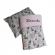  SET Baumwolle + MINKY 100x135 STICKEREI Kindername