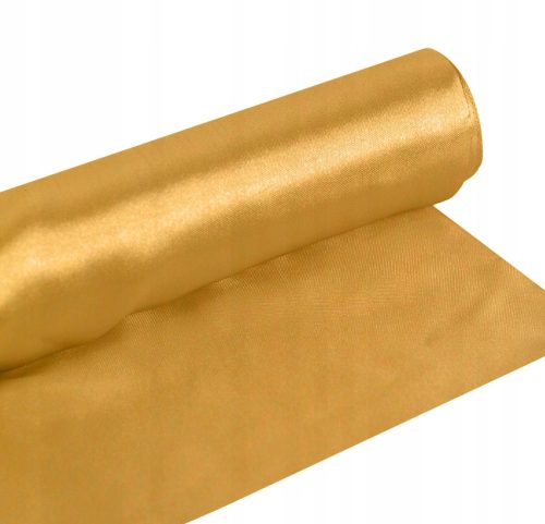  Goldfarbener Satin-Tischläufer, Heiligabend-Tischdecke
