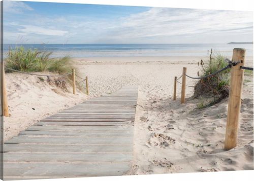  Bild auf Leinwand für das Wohnzimmer Strand Meer 120X80