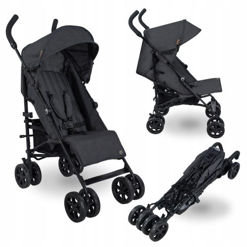  Topmark Mika Kinderwagen, schwarz