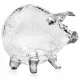  Großes PIG-Sparschwein aus Glas 'Crackle'