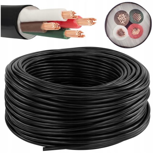 Rundes Elektrokabel, flexibel (Schnur), Automotive YLYs Elektrokabel 4 x 1,0