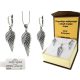  925er SILBER-Set. SWAROVSKI-Strasssteine. GRAVEUR