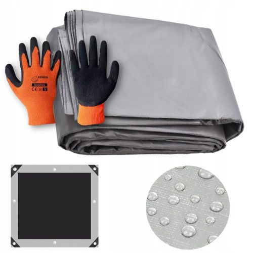 Dicke, wasserdichte und frostbeständige Planen Plane 260 g/m² 5 x 4 m