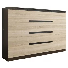  Mobene Moderne Kommode 140 x 40 x 98 cm Wenge matt
