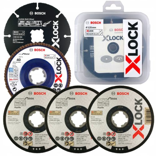  Satz mit 5 Scheiben 125 mm X-Lock Bosch 2608619374