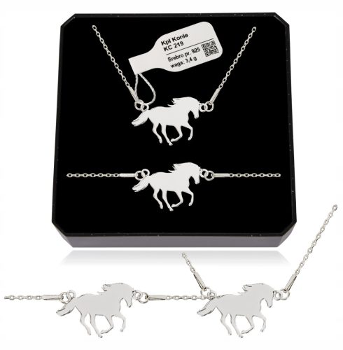 Lavart Schmuck KC 219 Silberpferde