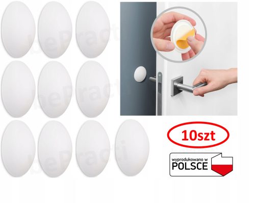 bePracti geklebter Stoßfänger 4 cm weiß