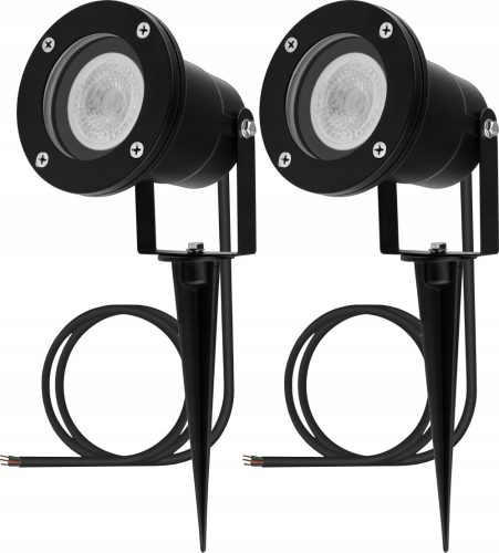  Solarlampe, schwarz, 30 cm, 2 Stk.