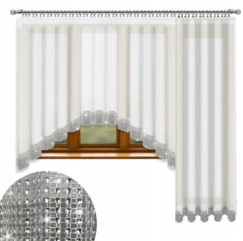 Vorhänge, Vorhänge bereit Klassischer Voile-Vorhang 445 cm x 250
