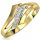  VERLOBUNGSRING AUS GOLD 585 14K ZIRKONIA 128-1 r19