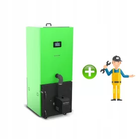    Pelletkessel Kostrzewa Mini Bio NE 15 kW + KOSTENLOS + UTI + 0% RATEN