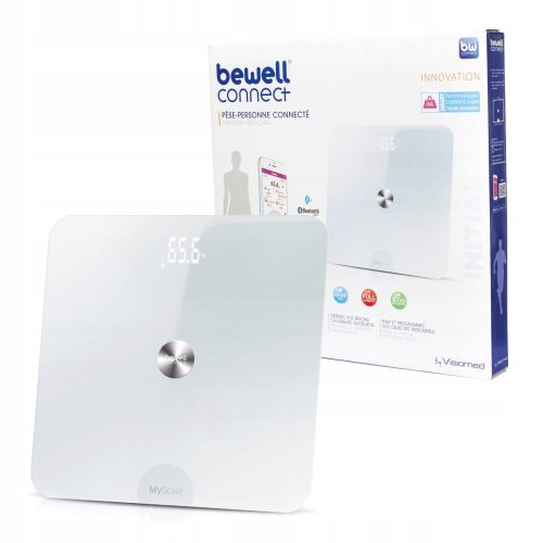 Personenwaagen (intelligent, analytisch und mechanisch) Visiomed Bewell Connect My Scale Erste Badezimmerwaage