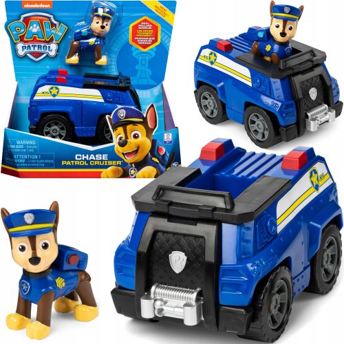 PAW Patrol Fahrzeug-Polizeiautofigur Chase