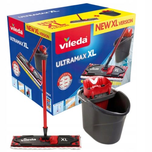 Vileda Ultramax BOX XL Eimer und Flachmopp 42 cm