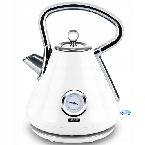  Yoer Crystal 3000 W Wasserkocher 1,7 l weiß