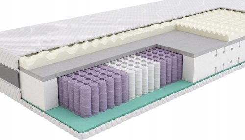  SleepMed Hybrid Premium Taschenfederkernmatratze 140 x 200 x 23 cm H2, H3, H4, H5