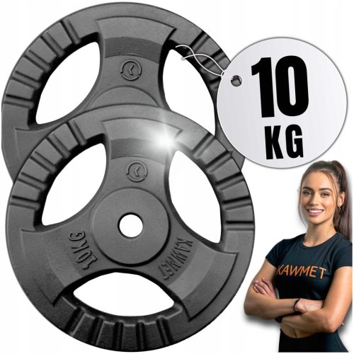  Set mit 20-kg-Gewichten aus Gusseisen, 2 x 10 kg, 30,5 mm, Heim-Fitness-Gewichte