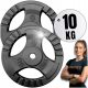  Set mit 20-kg-Gewichten aus Gusseisen, 2 x 10 kg, 30,5 mm, Heim-Fitness-Gewichte