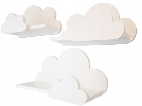  Wolkenregale x3 Moliland Moli Prestige weiß