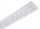 Deckenschienen PVC-Deckenschiene, zweigleisig, Gardinenstange, 440 cm