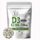 Vitamin D3 5000 IU + K2 MK-7 100 µg - für ein starkes Immunsystem, Knochen und Zähne - 250 Tabletten