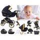  Babe Boss Uczio 4in1 Kinderwagen Schwarz, Grün, Silber, Graphit,