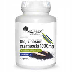   Äthiopisches Schwarzkümmelöl 1000mg mit 2% Thymoquinon - Nahrungsergänzungsmittel, 60 Kapseln