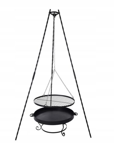  DREIBEINGRILL 190 CM + GITTER 60 + KAMIN