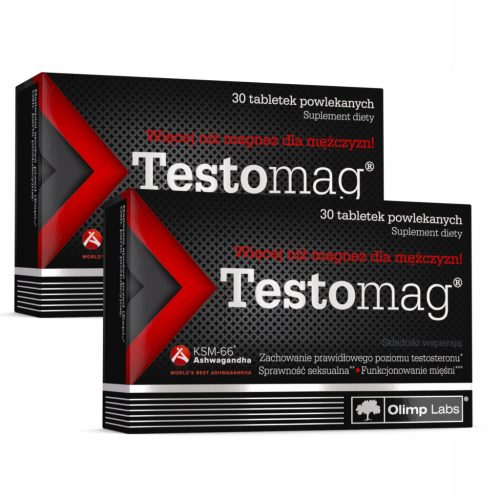 OLIMP Testomag® – Magnesiumkomplex mit Ashwagandha und Zink für Männer