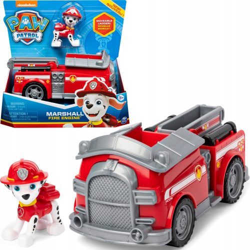  PAW PATROL MARSHALL FIGUR FAHRZEUG FEUERWEHRWAGEN, PAW Patrol