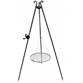    STATIV XL + KURBEL + GITTER XL INOX GESCHMIEDET - GITTER S216