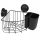 Yoka Home Gavi CH.GAVI-PP-KN-BLK Badezimmerregal, schwarz