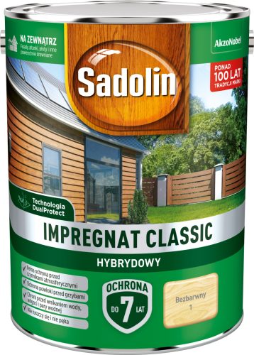  Sadolin Classic Holzimprägnierung, farblos, 4,5 l