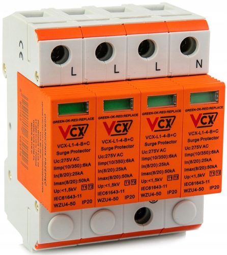 VCX-Überspannungsableiter 275 V IP20 32 A