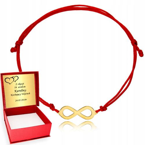  Euphoria rotes Infinity-Armband