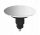 Runder McAlpine Click-Clack-Stecker ohne Überlauf, silber