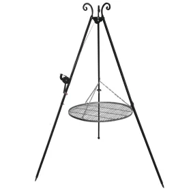  Gartengrill Dreibein 210 cm Edelstahlrost 80 cm