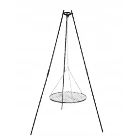  Garten-Dreibeingrill 190 cm + Gitter 70 Chrom